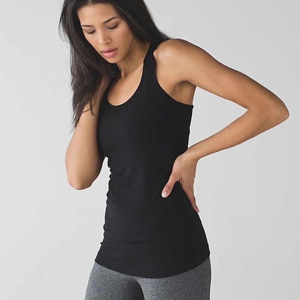 Lululemon Cool Racerback Black Tank Top 4